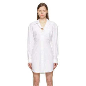 Alexander Wang - White Detached Collar Shirt Dress